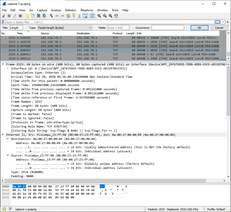 Packet Analysis