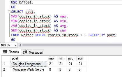 Practice SQL