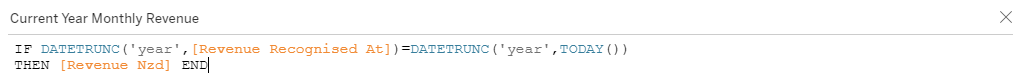 Tableau DATETRUNC Current Year