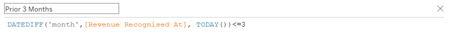 Tableau DATEDIFF Months in Current Quarter